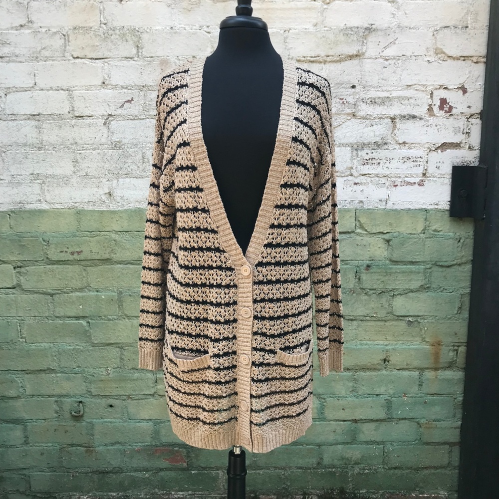 Longline Crochet Cardigan